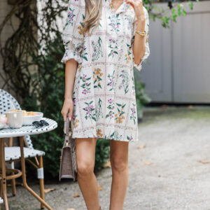 Alternative view of So Divine Cream Floral Dress