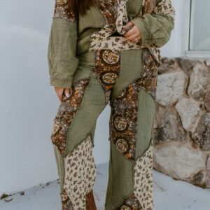 Alternative view of Gypsy Garden Patchwork Pants