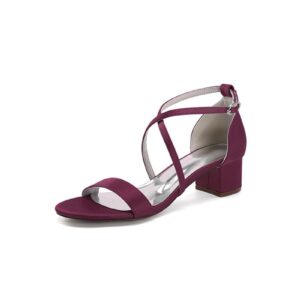 Open Toe Hollow Out Chunky Heels