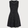 Black Sleeveless Mini Dress